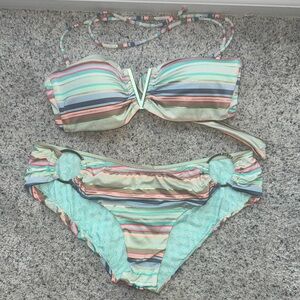 Victoria’s Secret Striped Bikini Set